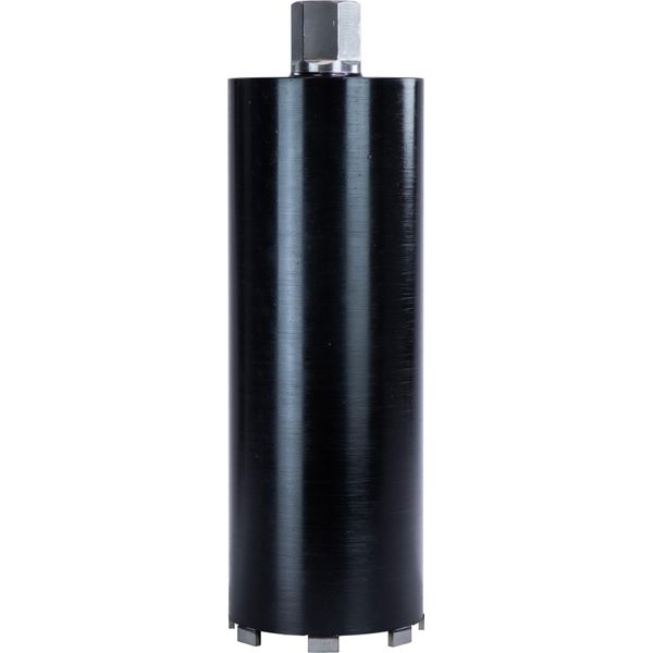 Eibenstock Diamant-Trocken-Bohrkrone "Softschlag"" 1¼"" NutzläNge 350Mm, Ø 132Mm, 7 Segmente"-image
