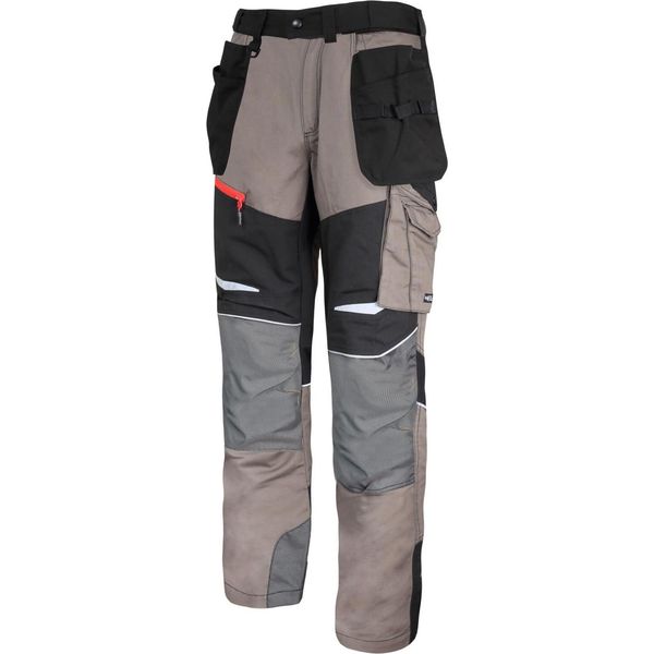Pantaloni Kaki-Neri Con Inserto Elasticizzato, "2Xl"", Ce, Lahti"-image