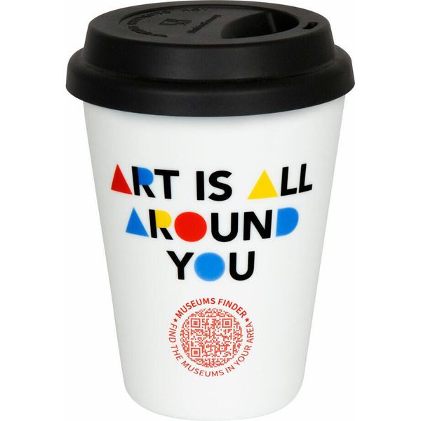 KöNitz Coffee To Go Mug Museums Finder, Thermobecher, Porzellan, Bunt, 380 Ml, 11 5 162 2694-image