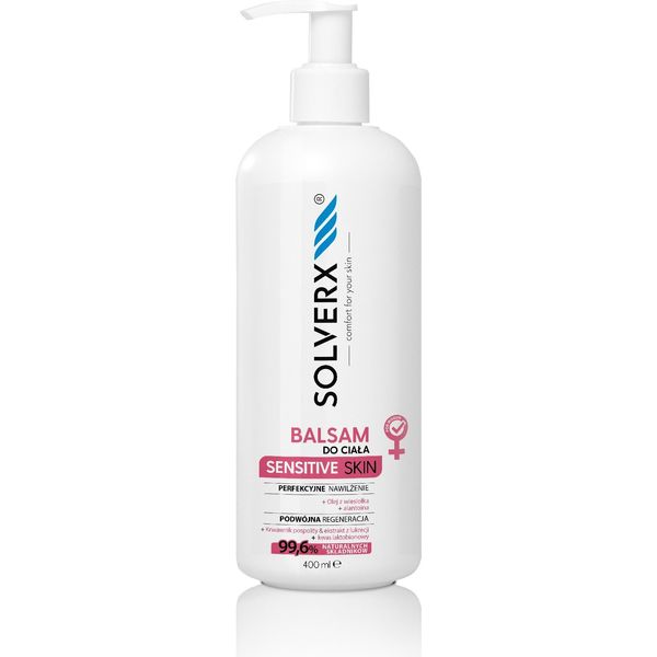 Solverx Lozione Per Il Corpo Per Pelli Sensibili 400 Ml - Pompa-image