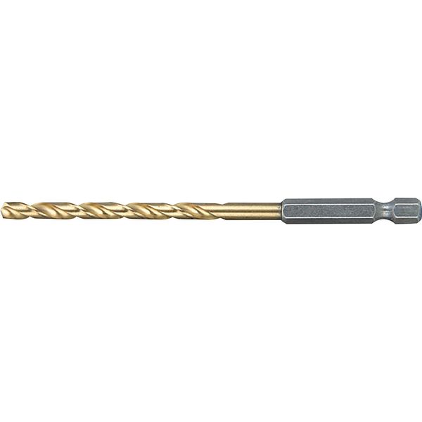 Makita Punta Hss-Tin, 5,0 X 106 Mm Hss-Tin - Titanio - 1/4" - 5,0 X 106 Mm"-image