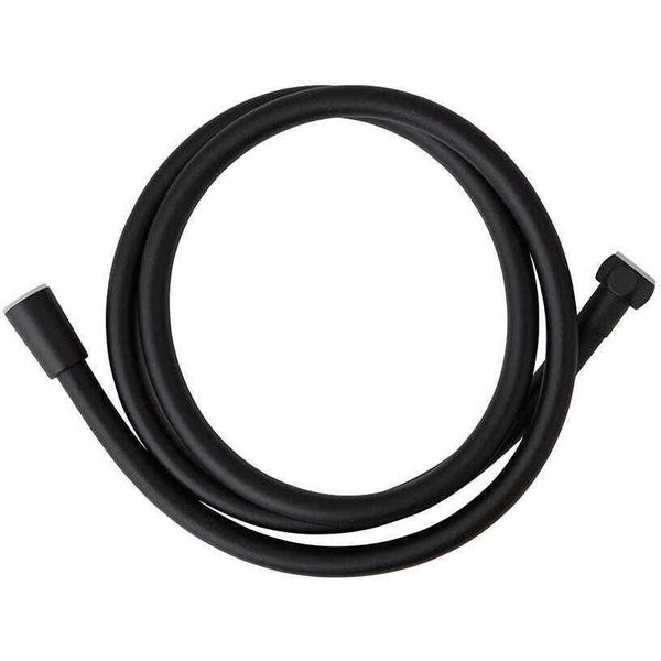 Tubo Flessibile Nero Opaco Per Attacco Doccetta 150Cm-image
