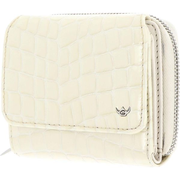 Golden Head Pelle Portafoglio Cayenne Rfid Protect Zipped Billfold Coin Wallet Cream Avorio-image