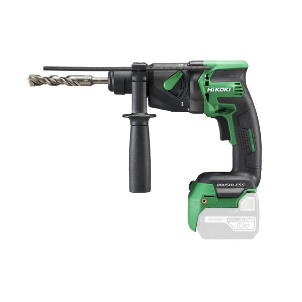 Martello Rotativo A Batteria Hikoki DH18DPBW2Z Avvitatura, Foratura, Scalpellatura, Sds-Plus, Controllo Soft-Start 1,3J, 18V-image