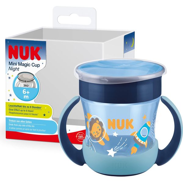 Nuk Mini Magic Cup Gitd - Luminosa, Motivo Del Leone, Senza-image