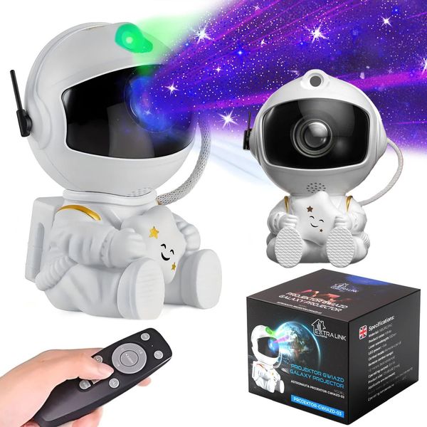 Extralink Home Mini Proiettore Di Stelle, Lampada Da Comodino, Proiettore, Per Bambini, Astronauta-image