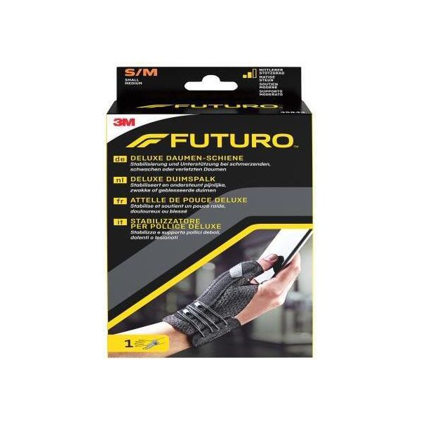 Futuro™ 45843DABI Futuro™ Daumenbandage Daumenschiene 45843DABI, Gr. S/M Schwarz 12,7-16,5 Cm, 1 St.-image