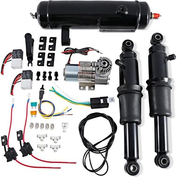 Sospensione Pneumatica Ammortizzatore Air Ride Per Harley Davidson Touring 94-25 M-image
