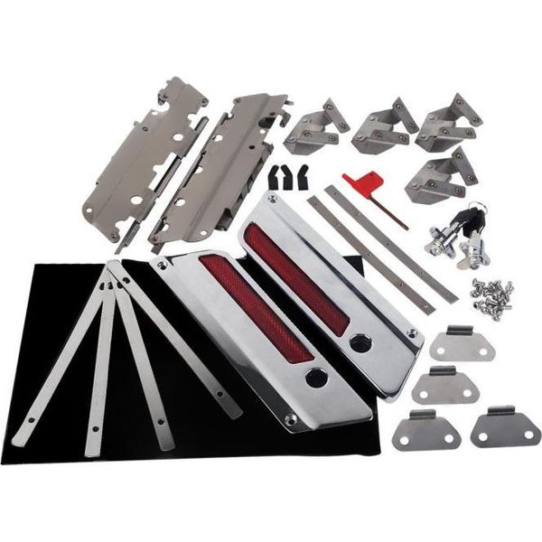 Set Di Cerniere Per Valigie Laterali Harley Davidson Touring 94-13 Hard Sat-image