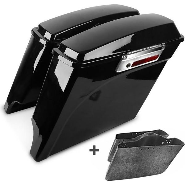 Valigia Laterale Allungata Per Harley Davidson Touring 94-13 Con Fodera Interna-image