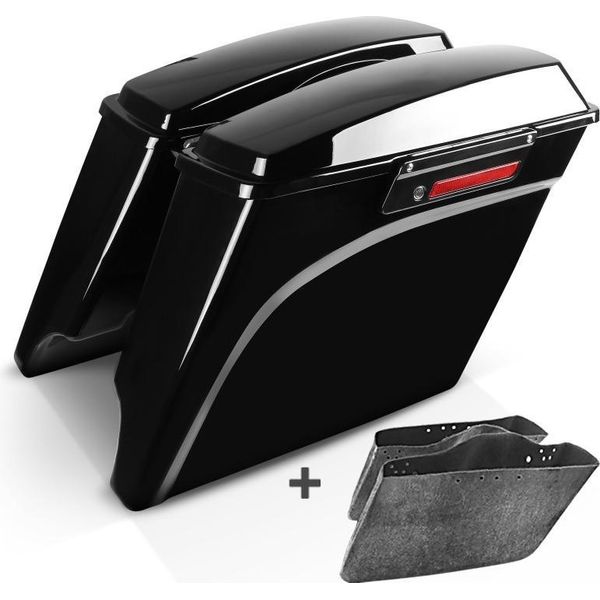 Valigia Laterale Allungata Per Carenatura Interna Harley Davidson Road King 94-13-image