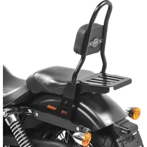 Sissy Bar Csm Fix Per Harley Dyna Street Bob 09-17 Con Portapacchi Sc-image