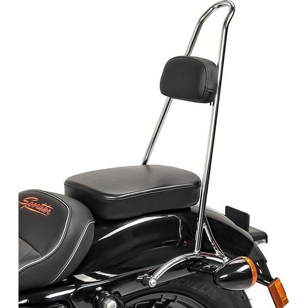 Sissy Bar Alto Per Harley Davidson Sportster 04-20 # Cromo-image