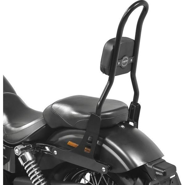 Sissy Bar Csl Fix Per Harley Davidson Dyna Street Bob 09-17 Nero-image