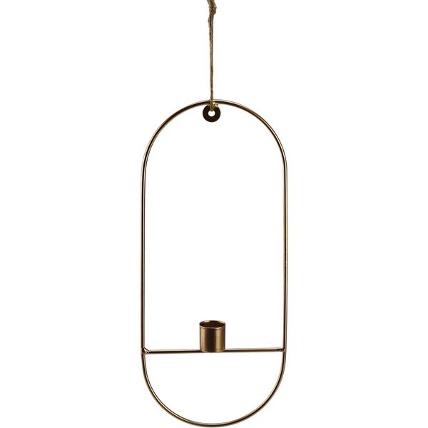 Kerzenhalter Am Design "Weihnachtsdeko", Gold (Goldfarben), B:2,4Cm H:31,5Cm, Metall, Kerzenhalter, Kerzenhalter, Aus Metall, HöHe Ca. 31,5 Cm-image