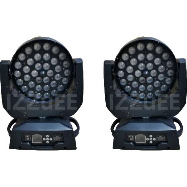 Led Wash Zoom Moving Head Light, Miscelazione Colori Rgbw, Zoom Regolabile, 2 Luci, Rgbwauv 6In1-image