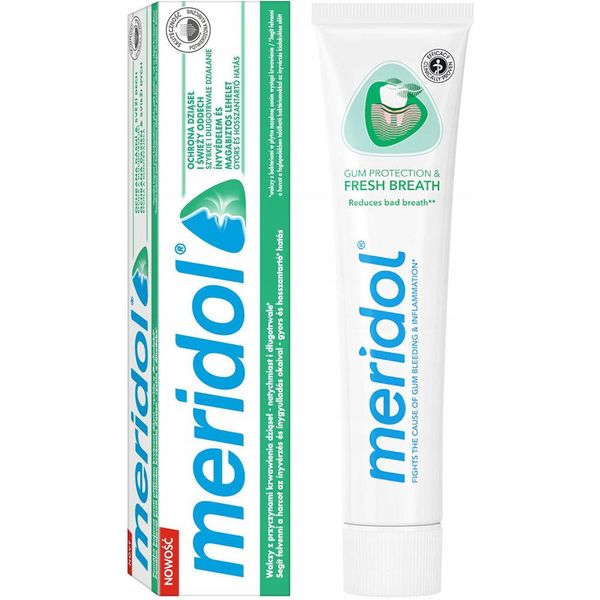 Meridol | Dentifricio - Dentifricio Alito Fresco - 75 Ml - Formula Speciale - Protezione Delle Gengive - Effetto Antibatterico-image