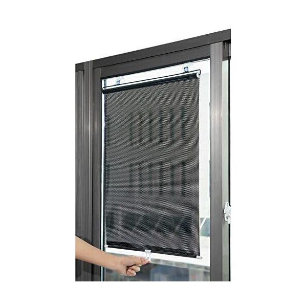 Tenda A Rullo Pieghevole Opaca, Protezione Dal Sole, Tende Oscuranti, Tende Temporanee, Auto A Scomparsa Automatica, Finestra Del Balcone, Tetto-image