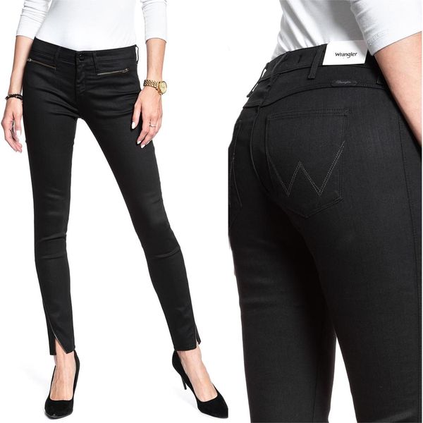 Wrangler, Jeans Da Donna, Skinny Fit, Corynn, W26 L32, Schwarz, Jeans, Baggyjeans, Buggy-image