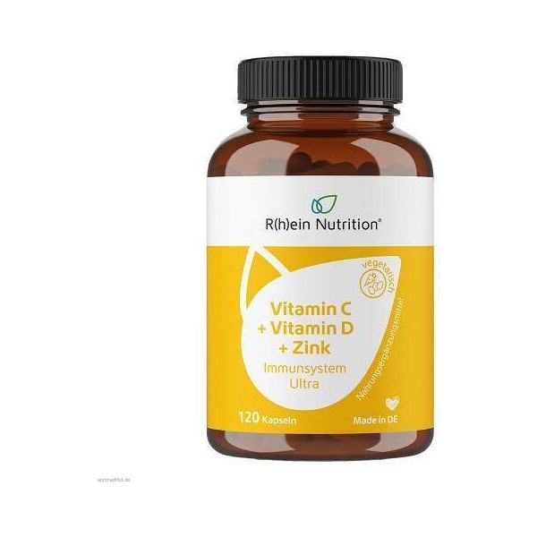 Vitamina C+Vitamina D+Zinco Sistema Immunitario Ultra Capsule 120 Capsule-image