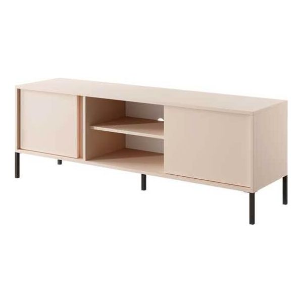 Mobile Tv Basso Dast 153X39,5X53Cm Beige A 2 Ante-image