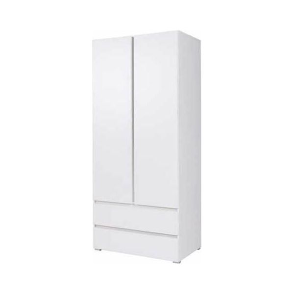 Armadio Armadio Ad Ante Battenti Cosmos 92X51X204Cm Bianco A 2 Ante-image