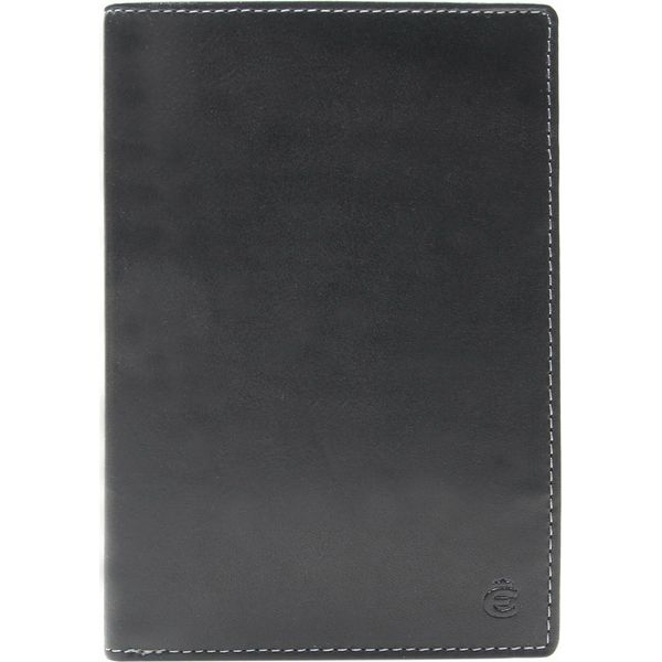 Esquire Pelle Porta Carte Di Credito Caso Di Identificazione Dallas Card Case Black Nero-image