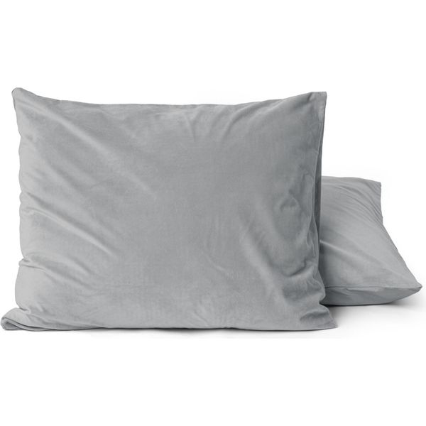Federe Sleeptime Velvet 2 In 1 Grau 60 X 70 Cm-image