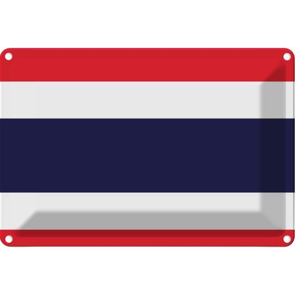 Vianmo Insegna Di Latta 20X30 Cm Bandiera Thailands Flag Of Thailand-image