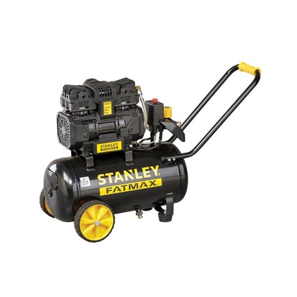 Compressore Senza Olio Stanley 24L/1,5Km/8Br 160L/Min. Silenziato-image
