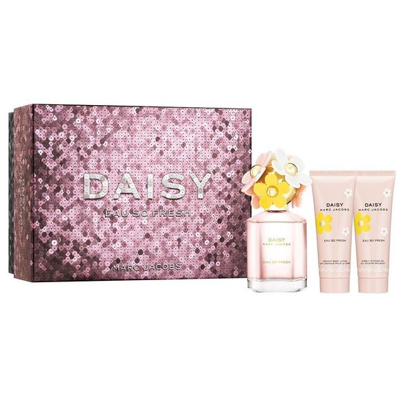 Marc Jacobs Daisy Eau So Fresh Eau De Toilette, 75 Ml + Lozione Per Il Corpo, 75 Ml + Gel Doccia, 75 Ml-image