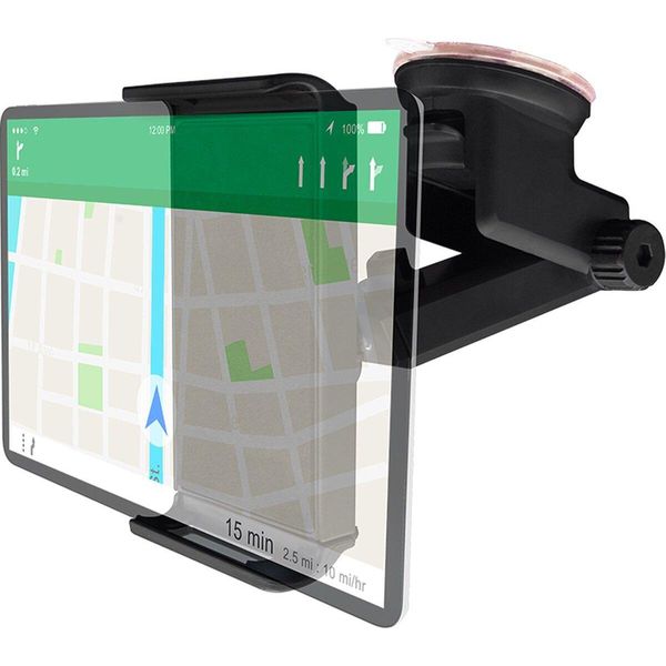 Bigben Connected, Supporto Per Auto Per Tablet Adattabile Al Parabrezza, Nero-image
