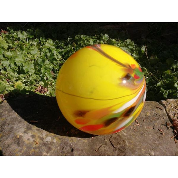 Palla Di Vetro Di Ricambio Gialla Palla Di Ricambio Gialla - 7 Cm-image