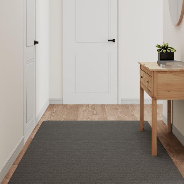 The Living Store Tappeto Runner Antracite 100X180 Cm-image