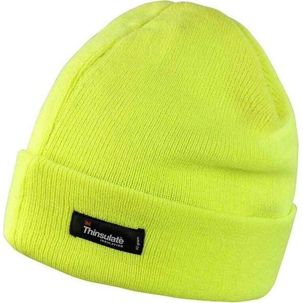 Result Winter Essentials - Cappello Invernale PC5993 (Taglia Unica) (Giallo Fluorescente)-image