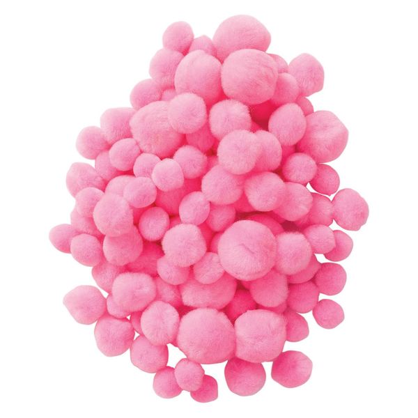 Aree Di Colore - Pom Poms Rosa, 100.-image