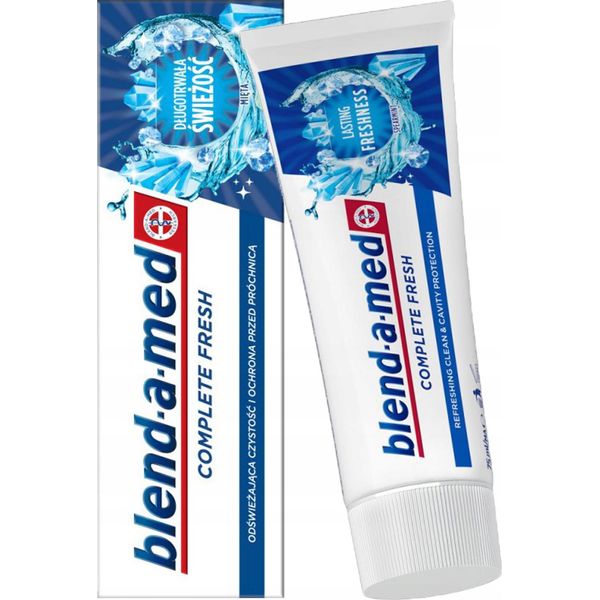 Blend-A-Med | Dentifricio - Dentifricio Completamente Fresco - 75 Ml - Freschezza Di Lunga Durata - Pulizia Delicata - Sorriso Radioso-image