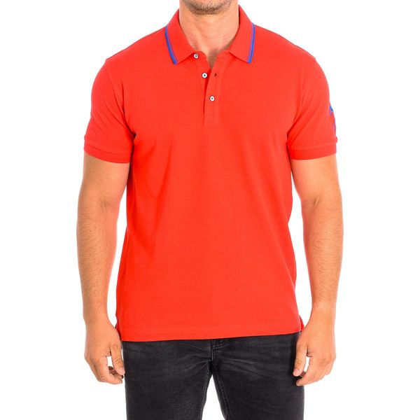 U.S. Polo Assn. Kurzarm-Poloshirt Bust Kontrast-Reverskragen 61677 Herren-image