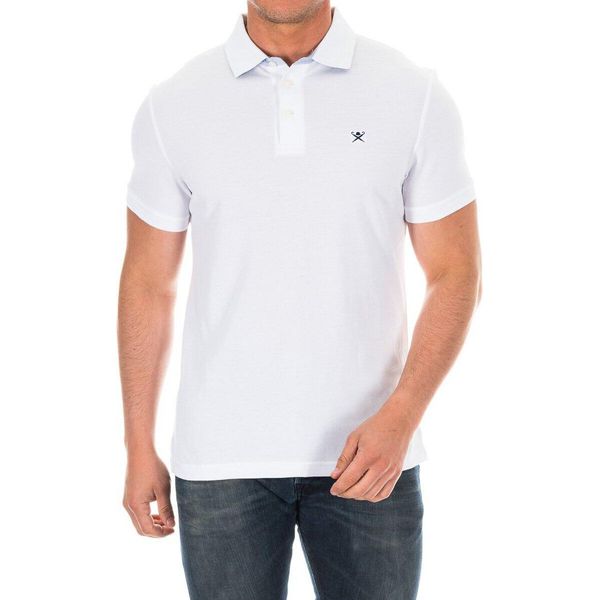 Polo Hackett London Da Uomo A Maniche Corte Con Colletto A Bavero HM561798-image