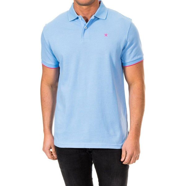 Polo Hackett London Da Uomo A Manica Corta Con Colletto A Bavero HM561231-image