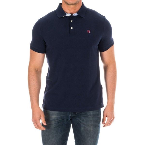 Polo Hackett London Da Uomo A Maniche Corte Con Colletto A Bavero HM561798-image