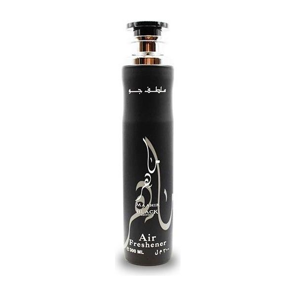 Lattafa Maahir Nero Deodorante Per Ambienti Spray Casa Bagno Auto Rimuove Gli Odori A Lunga Durata 300 Ml-image