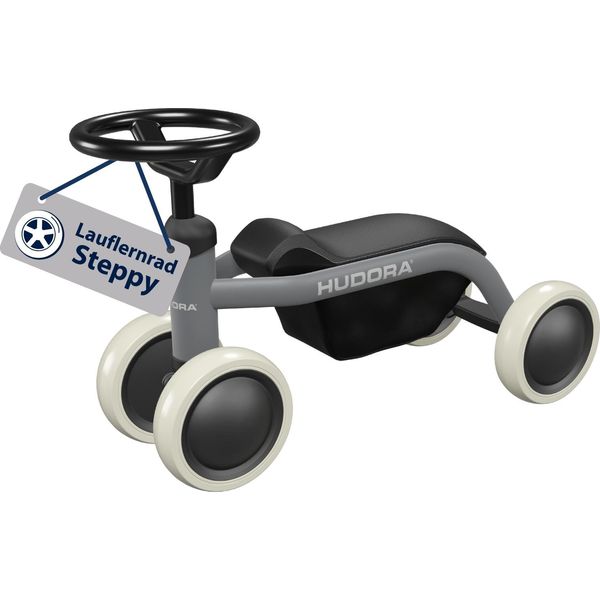 Hudora Balance Bike Steppy Da 1 Anno - Ombra - Balance Bike Leggera Con Elevata Stabilità Di Ribaltamento - Balance Bike Per Bambini Da 73-80 Cm-image