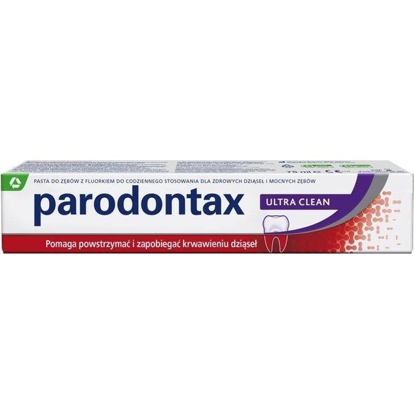 Parodontax Ultra Clean Dentifricio Contro Il Sanguinamento Delle Gengive, 75 Ml-image
