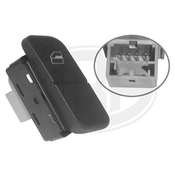 Era 662389 Interruttore Regolatore Finestrino Per Vw Polo (9N) Interruttore Regolatore Finestrino Anteriore Destro-image