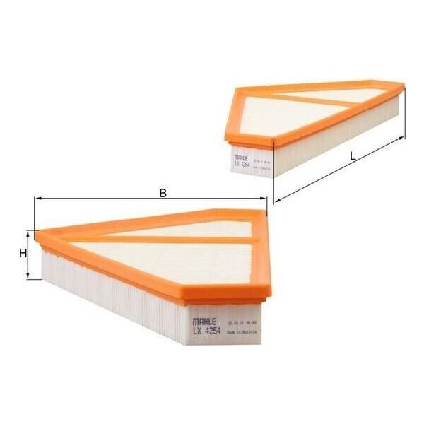 Mahle Lx 4254 - Filtro Aria Oe T2R1882 Per F-Type (X152)-image