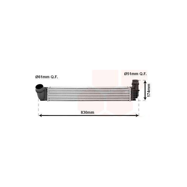 Van Wezel 43004411 - Intercooler Oe 14496 0022R Per Megane Iii-image