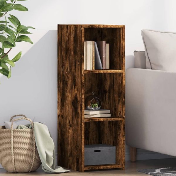 Maison Exclusive - Credenza In Rovere Affumicato 30X41X93 Cm Materiale Ligneo-image