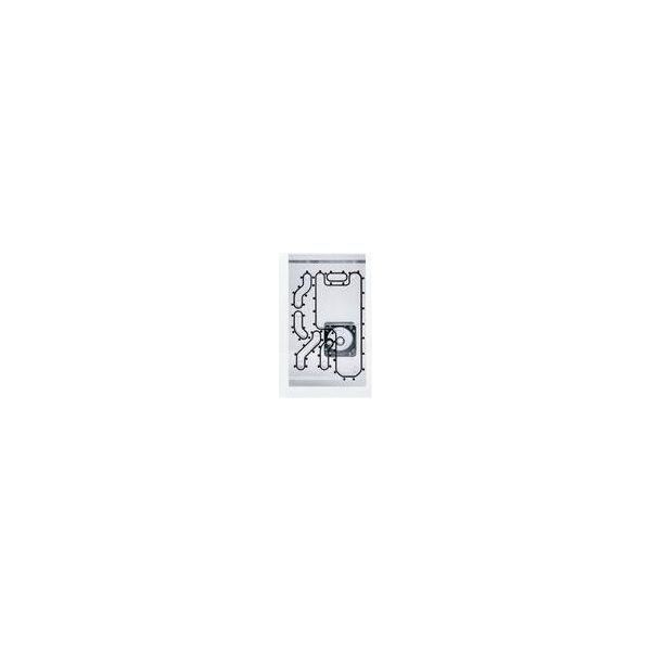 Stealkey Customs Lian Li O11D Mini Front MK2 D5 Distroplate - Acryl - Weiß-image