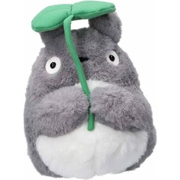 Il Mio Vicino Totoro Nakayoshi Peluche Grande Totoro Con Foglia 21 Cm-image